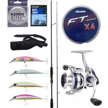 Yek Outdoor Pro Spin Olta Seti Okuma G-Control Spin 259CM Mh 15-56GR Fast Olta Kamışı & Okuma ARIA-C4000A Olta Makinesi