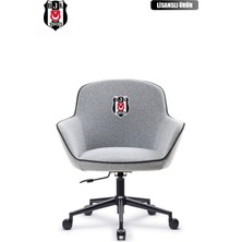 Fanchair x Beşiktaş Icon Gri Kumaş Çalışma Koltuğu