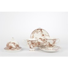 Mikasa Moor Toile De Rose 2li 5prç Kahve Fincan Seti 90CC