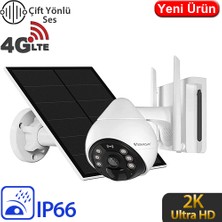 Vstarcam BG69-TZ 3mp 4g Dış Mekan Güneş Enerjili Pt Güvenlik Kamerası - Renkli Gece Görüş, Insan Takibi, Çift Yönlü Konuşma, 8.000 Mah Batarya