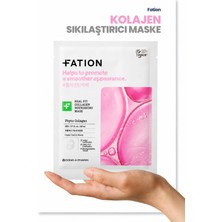 Fation 5 Adet Real Fit Collagen Firming Mask | Phyto Collagen ve Peptitli Nemlendirici Sıkılaştırıcı Maske, 125ML