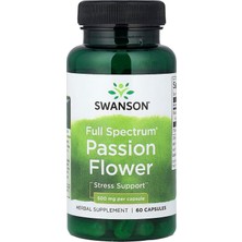 Swanson Vitamins, Full Spectrum® Passion Flower, 500 Mg, 60 Capsules
