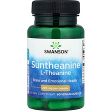 Swanson Vitamins, Suntheanine® L-Theanine, 200 Mg, 60 Vegan Capsules