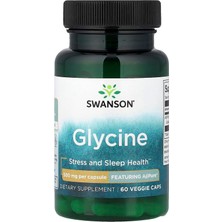Swanson Vitamins, Glycine, 500 Mg, 60 Veggie Caps