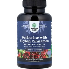 Belirtilmemiş Nature's Craft, Berberine With Ceylon Cinnamon, 90 Capsules