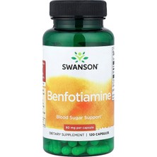 Swanson Vitamins, Benfotiamine, 80 Mg, 120 Capsules