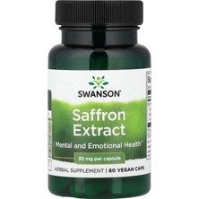 Swanson Vitamins, Saffron Extract, 30 Mg, 60 Vegan Caps