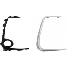 TŞT Toyota Corolla 2019-2024 Sis Lamba Kapağı Sağ Delikli Nikelajlı Iç Dış Set (2 Parça) (Oem NO:5212502401)