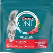 Purina Purına One Kısırlaştırılmış Kedi Maması 1,4 kg Zengin Sığır Etli