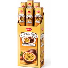 Passion Fruit (Çarkıfelek Meyvesi) Çubuk Tütsü 6 Paket 120 Adet