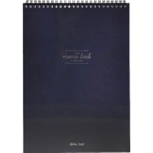 All Sıze Memo Book Spiralli Sert Kapak A4 Çizgili Bloknot
