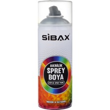Sibax Akrilik Sprey Boya 400ML Metalik Jant Gümüş 0360