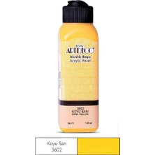 Artdeco Akrilik Boya 140 ml Koyu Sarı 3602