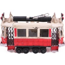 Otantik Çarşı Dekoratif Metal Taksim Tramvay Kalemlik 1104W-5