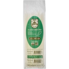 Zenith Zenıth Kablo Bağı & Cırt Kelepçe 3,6*300 mm Beyaz PK:100