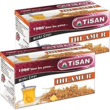 Tisan 2 Kutu Ihlamur Çayı Sallama Ihlamur Çayı 20 Süzen Poşet x 2 Çay Çiçek Ihlamur Çayı