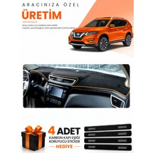 E-BİZ E-Biz Nissan X-Trail (2013-2020) Uyumlu Torpido Koruma Örtüsü Oto Kılıfı - Siyah Kahverengi