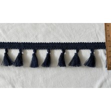 Dekoratif Püsküllü Saçak Şerit – Perde, Kırlent, Çanta ve Tekstil Süsleme Aksesuarı  5metre
