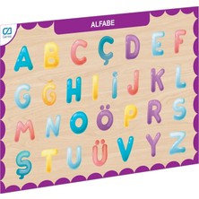 Aslanoğlu Store CAAHS-3208 Ca Games Ahşap Alfabe Bul-Tak
