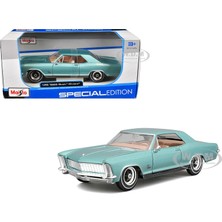 Maisto 1965 Buick Riviera 1/26 Model Araba Diecast Model Araba Yeşil