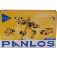 Aslanoğlu Store P626006-KARMA Dönüşen Robotlar Block Oyuncak-Kırmızı