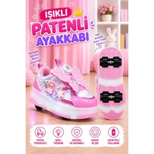 Carby Kanatlı Model Patenli, Işıklı, 4 Tekerlekli Spor & Paten Dönüşümlü Çocuk Ayakkabısı