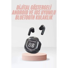 Aslanoğlu Store Kablosuz Bluetooth Kulaklık 5.3 Dokunmatik Dijital Göstergeli