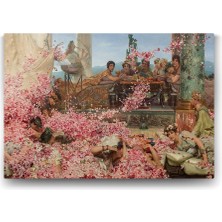 Alma Tadema - The Roses Tablosu - 75X50CM