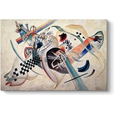 Wassily Kandinsky - On White Tablosu 45 x 30