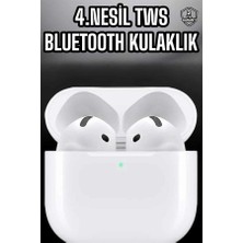Aslanoğlu Store Mikrofonlu Tws Kulaklık 4.nesil Bluetooth 5.3 Android ve Ios Uyumlu