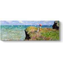Claude Monet - Landscape Tablosu 90 x 30