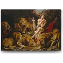 Peter Paul Rubens - Lions Tablosu - 45X30CM
