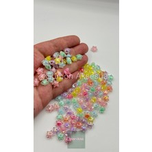 Gordon Aksesuar 12MM Yıldız Boncuk Karışık Renkli 50GRAM