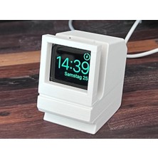 Szd Design Nostaljik Mini Bilgisayar Tasarımlı Akıllı Saat Şarj Standı