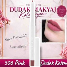 Stilyoner Gratis™ 506 Pink Charm Asansörlü Waterproof Dudak Kalemi 24 Saat Kalıcı Dudak Kalemi