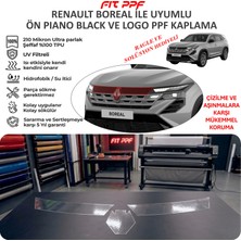Fit PPF Boreal 2026 Hazır Kesim Ön Piano Black ve Logo Kaplamaları 210 Mikron Ppf Tpu Şeffaf Boya Koruma Filmi