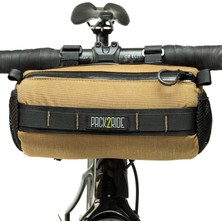 Askme Gidon Bikepacking Bisiklet Çantası -Suya Dayanıklı Kumaş-Geniş Hacimli- Içten Pedli - Dağ, Şehir,tur, Yol,gravel Bisikletlerine Uygun - Dayanıklı-Fonksiyonel ve 2,7l Kayote Kahverengi