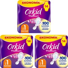 Platinum Hijyenik Ped Normal Ekonomik Paket 14 Ped 3lü Paket