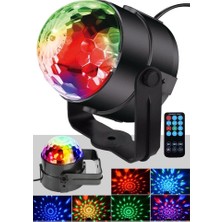 QX-135 Mini LED Magic Disko Işığı Sahne Top Işık Sese Duyarlı Eğlence LED Işık