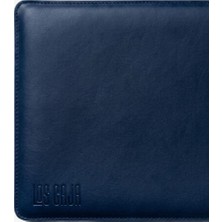 Minimalist Laptop Kılıfı, Vegan Deri, Su Itici Özellikli, Bilgisayar Notebook Laptop Çantası (Lacivert, 14 Inç)