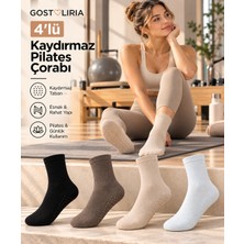 GOST LİRİA Kaydırmaz Pilates Çorabı – 4'lü Paket