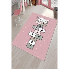Viva Home Makinede Yıkanan Kaymaz Tabanlı Sekseli Çocuk Halısı AR825