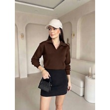 LUFTHİMM Yeni Kadın Polo Yaka Modal Kumaş Bluz