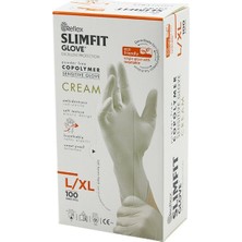 Efnaz Style Reflex Slimfit Glove KOD-028 L-Xl Krem Pudrasız Muayene Eldiven 100LÜ
