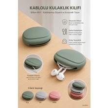 Gucso Silikon Taşıma Kılıfı, Kablolu Kulaklık Organizer Çantası, Kulak Içi Kulaklık Koruyucu, Saklama Kabı, Universal Uyumlu