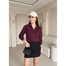 LUFTHİMM Yeni Kadın Polo Yaka Modal Kumaş Bluz