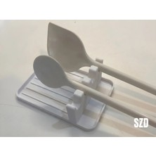 Szd Design Minimalist Mutfak Tezgah Üstü Yemek Kaşığı ve Kepçe Altlığı Standı