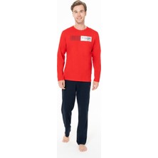 U.s. Polo Assn. Erkek Kırmızı Pijama Takım