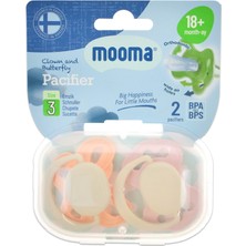 Mooma Pacifier Palyaço ve Kelebek Emzik No:3 TP-0006