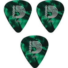Fimer Waves Daddario 1cap4-Gr 3 Adet Gitar Pena 0.70 mm Yeşil Medium